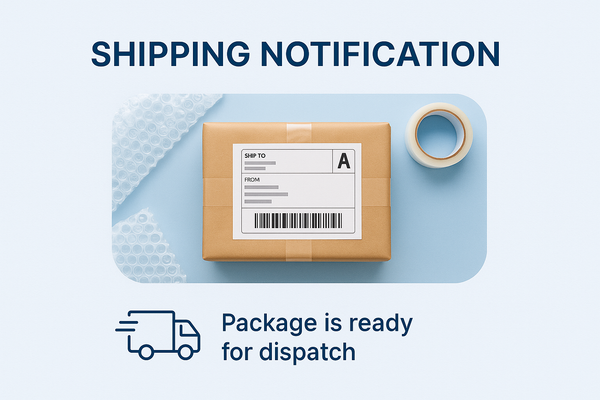 product is ready for shipping